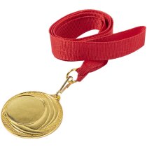 Medalla con cinta de colgar metal
