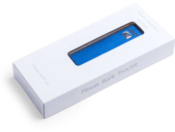 Power bank portátil de 2200mah modelo Thazer barato azul