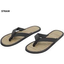 Chanclas Sirgu de paja natural con tiras de PU