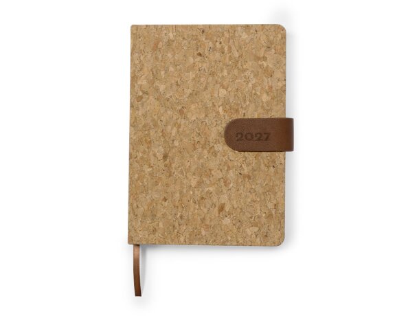 Agendas con logotipo Flinex A5 corcho natural día página detalle 2