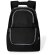 Mochila infantil publicitaria con cintas acolchadas de poliéster rPET Storil Negro