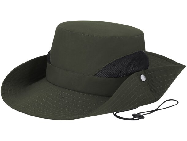 Gorro safari Tierney con alas ajustables y ventilación lateral detalle 4