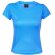camiseta deportiva transpirable para mujer 135 gr personalizada azul claro