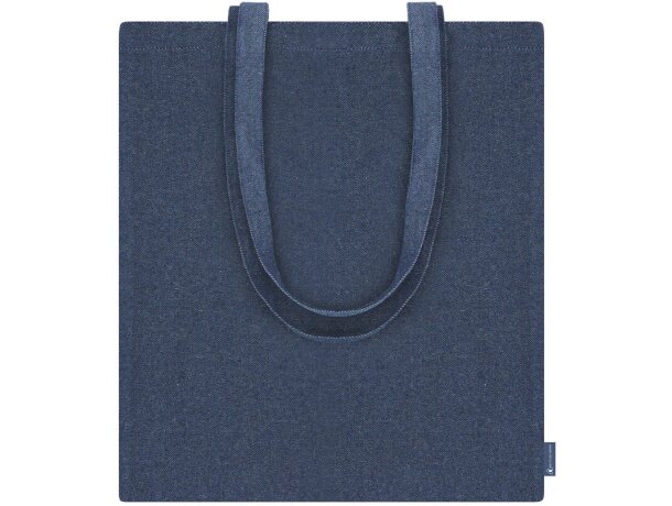 Bolsa Spinel de tejido vaquero reciclado con asas largas detalle 1
