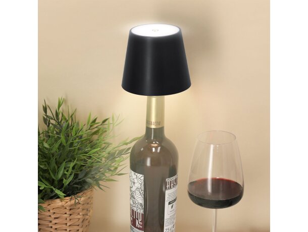 Lámpara led Kytek con adaptador para botella y luz regulable detalle 7