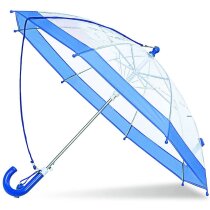 Paraguas de PVC con silbato personalizado azul Paraguas de PVC con silbato personalizado azul