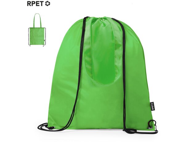 Mochila de cuerdas variados colores poliéster rPET 210T Falyan detalle 2
