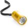 Linterna de aluminio de 6 leds personalizada amarilla
