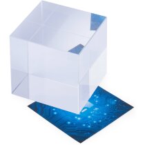 Pisa papeles cuadrado de cristal