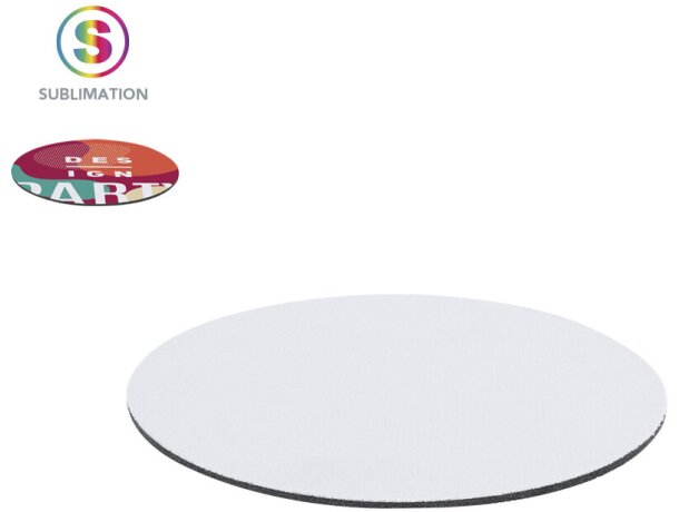 Posavasos sublimación Kriston con base de silicona detalle 1