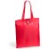 Bolsa plegable Conel de poliéster 190t rojo