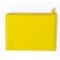 Monedero Dramix liso simil piel personalizada amarillo