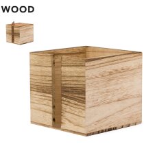 Servilletero con fácil acceso de madera Yingo