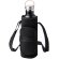 Porta bidón con logo con bolsillo para botellas de tamaños variados en softshell Rafle detalle 2