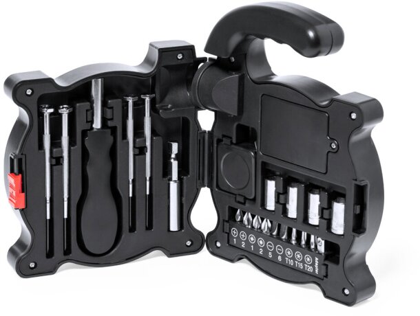 Set herramientas 21 accesorios de plástico Hancuk detalle 3