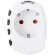 Adaptador viaje universal Skross Pro 3-Pole multirregión Blanco