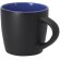 Taza cerámica Bibarsi 350ml negro mate con interior a color detalle 1