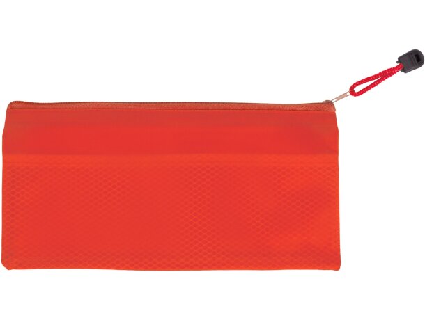 Estuche de plástico de colores personalizado rojo