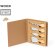 Set de quesos con detalles en madera acero Kubin detalle 1