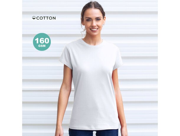 Camisetas manga corta algodón ring spun 160 g/m2 Seiyo detalle 1