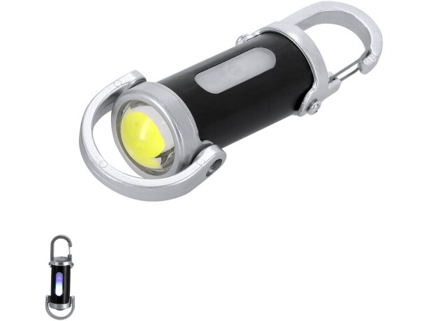 Linterna Luvaron recargable con 4 led y 8 luces cob detalle 1