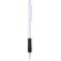 Portaminas blanco con grip a color personalizado negro