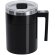 Taza mezcladora eléctrica Waker 400ml acero inoxidable Negro