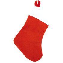 Calcetín navideño con asa para colgar