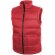 Chaleco unisex de poliester personalizado rojo