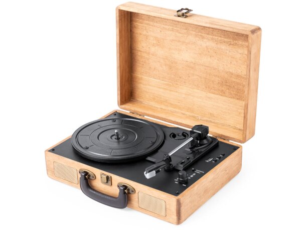 Tocadiscos bluetooth portátil Vinilux con batería recargable detalle 2