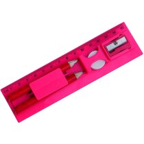 Set con regla y sacapuntas personalizado