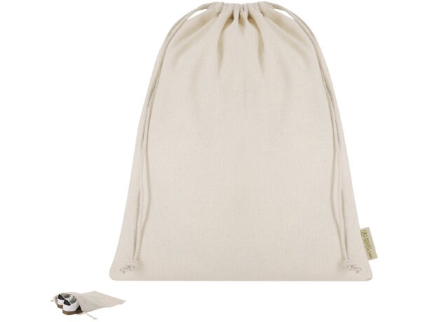 Bolsa Nubiox de algodón reciclado y poliéster RPET detalle 1