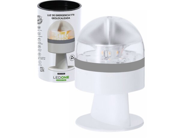 Luz Emergencia V16 Geolocalizada Busby Homologada DGT detalle 2