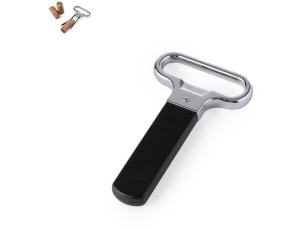 Sacacorchos Zydris de acero inoxidable sin perforar corcho detalle 1