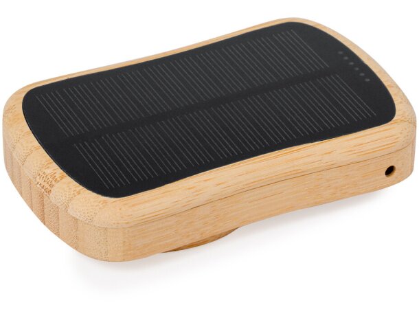 Powerbank 5000 mah de bambú Gustaf detalle 6