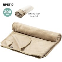 Manta polar fleece RPET Bibbly tacto suave natural