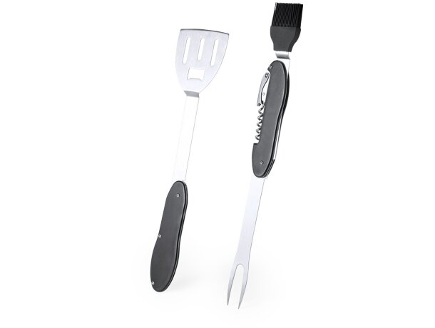 Set Barbacoa Duvinax Negro detalle 1