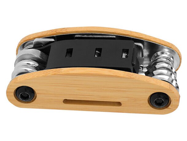 Multiherramienta Koron bambú y acero con 15 funciones detalle 3