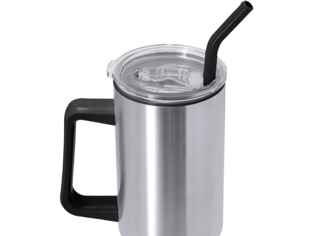 Taza térmica Lansin de acero inoxidable con asa ergonómica 1200ml detalle 3