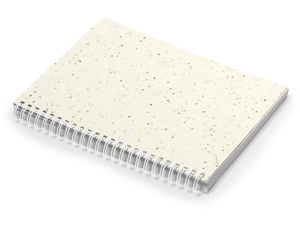 Cuadernos promocionales con semillas bitar papel plantable y tapas blandas detalle 6