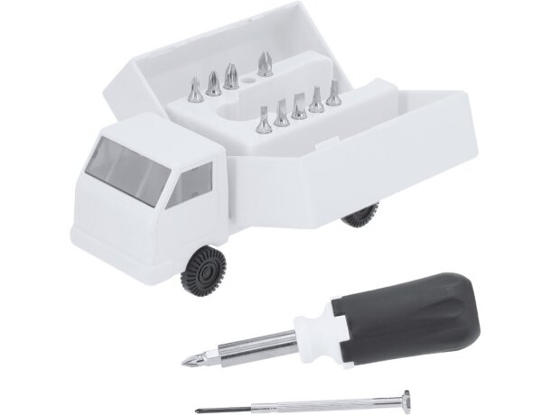 Set herramientas Fibrex con 15 accesorios en estuche camión detalle 2