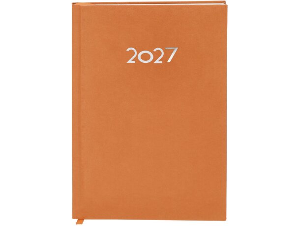 Agenda Canek A5 diaria con cubierta acolchada en PU y marcapáginas detalle 4