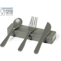 Cubiertos reutilizables Florax con estuche mate