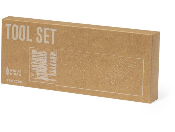 Set herramientas plástico reciclado destornillador con 24 cabezales detalle 5