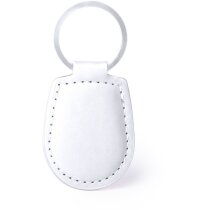 Llaveros cuero con forma ovalada polipiel