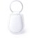 Llavero de polipiel en colores personalizado blanco