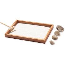 Jardín zen Azumy madera natural rastrillo arena