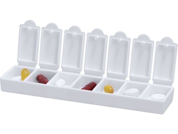 Pastillero semanal Keyon con 7 compartimentos de cierre seguro detalle 2