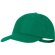 Gorra Orban de poliéster reciclado con protección solar UPF50 Verde