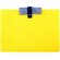 Porta Dago documentos de fieltro personalizado amarillo